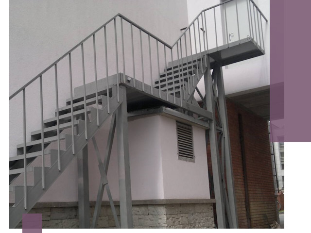 Монтаж пожарных лестниц под ключ в Невинномысске с гарантией качества