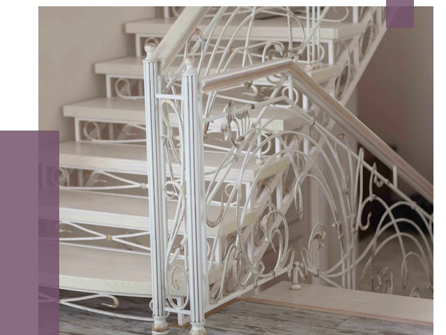Изготовление кованых лестниц на заказ в Невинномысске от 86947 руб. | ПРОЛЁТ-Нвн