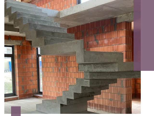 Изготовление бетонных лестниц под ключ в Невинномысске