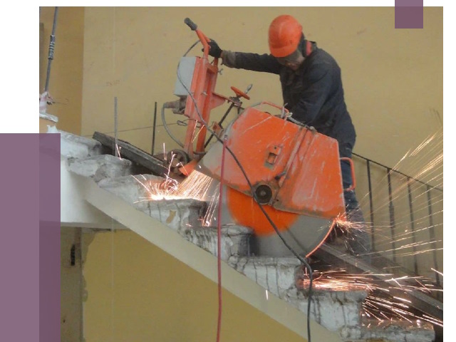 Демонтаж бетонных лестниц в Невинномысске от 4603 руб. за м2 | ПРОЛЁТ-Нвн