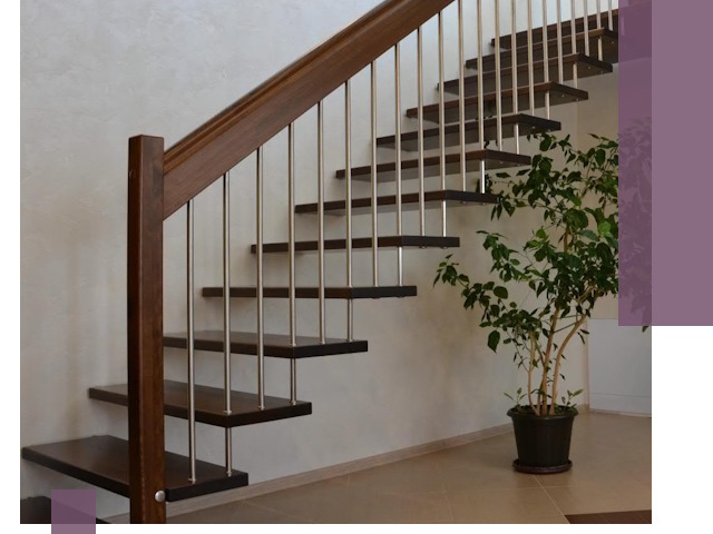 Лестницы на больцах под ключ в Невинномысске – изготовление и монтаж