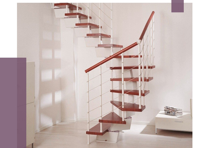 Изготовление лестниц на больцах в Невинномысске от 9718 руб. | ПРОЛЁТ-Нвн