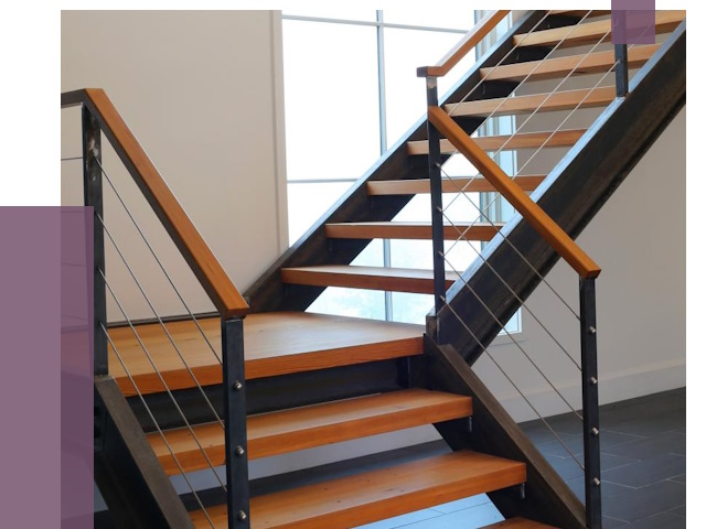Изготовление лестниц на металлокаркасе в Невинномысске от 18924 руб. | ПРОЛЁТ-Нвн