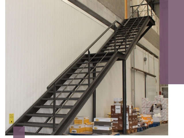 Лестницы для производства в Невинномысске — изготовление и монтаж
