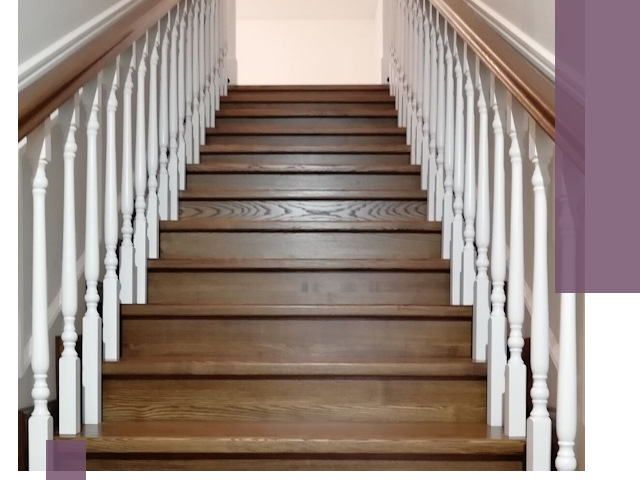 Лестницы из ясеня на заказ в Невинномысске — изготовление и монтаж