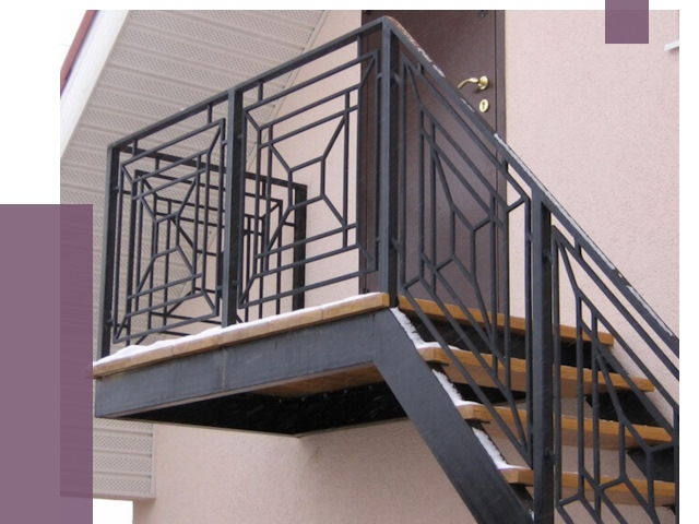 Металлические перила в Невинномысске от 4296 руб.  | ПРОЛЁТ-Нвн