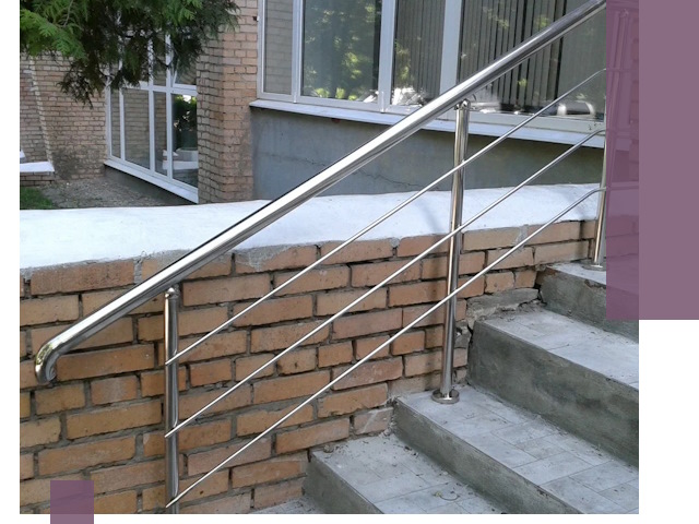 Перила из нержавеющей стали высокого качества в Невинномысске