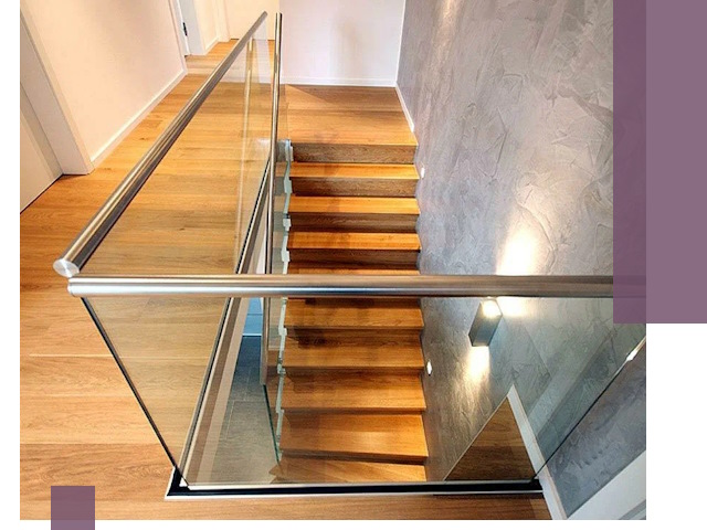 Перила для лестницы в доме — изготовление и монтаж в Невинномысске