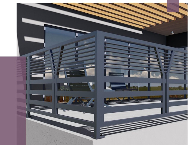 Изготовление балконных ограждений в Невинномысске от 10740 руб. | ПРОЛЁТ-Нвн