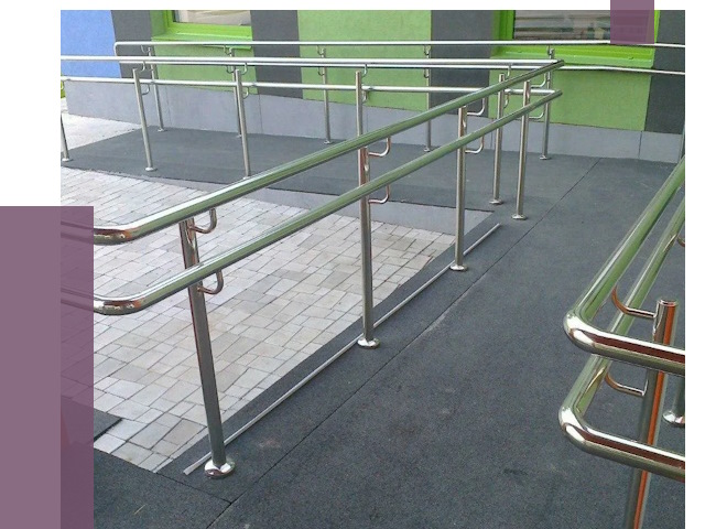 Ограждения пандусов в Невинномысске от 4347 руб. монтаж | ПРОЛЁТ-Нвн