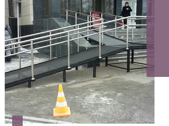 Стационарные пандусы под ключ в Невинномысске — изготовление и монтаж