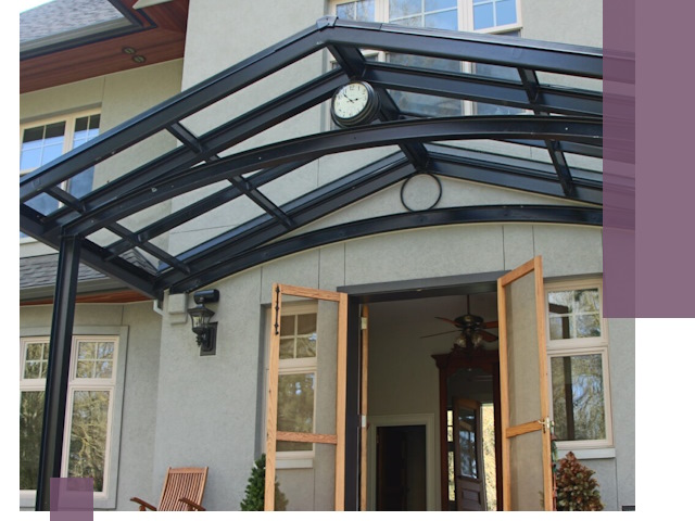 Изготовление и монтаж навесов и козырьков в Невинномысске