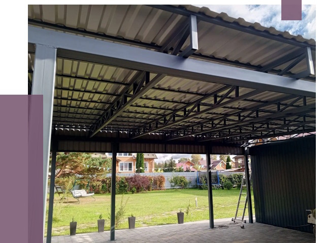 Монтаж навесов в Невинномысске от 7365 руб. — установка навеса | ПРОЛЁТ-Нвн