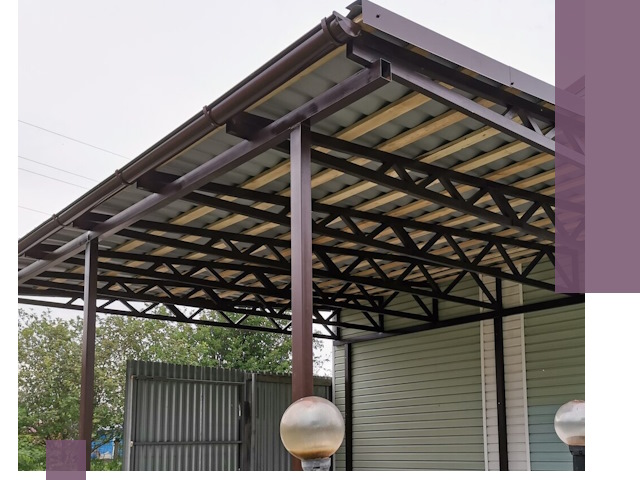 Навесы под ключ в Невинномысске: изготовление, монтаж и гарантия