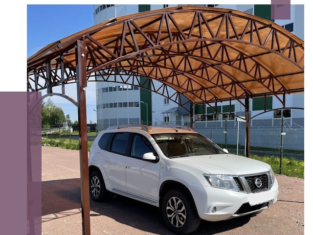 Недорогие навесы в Невинномысске от 42962 руб.  | ПРОЛЁТ-Нвн