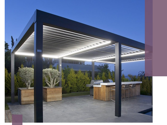 Навесы отдельно стоящие под ключ в Невинномысске из металла и поликарбоната