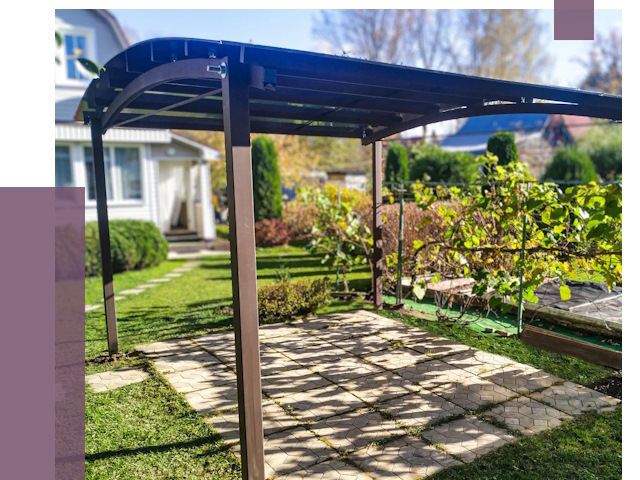 Навесы для дачи в Невинномысске от 12735 руб. под ключ — ПРОЛЁТ-Нвн