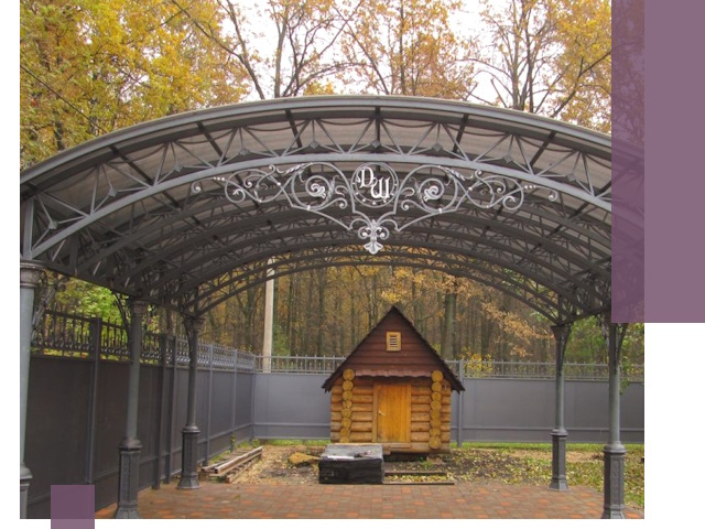 Кованые навесы премиум-класса под заказ в Невинномысске