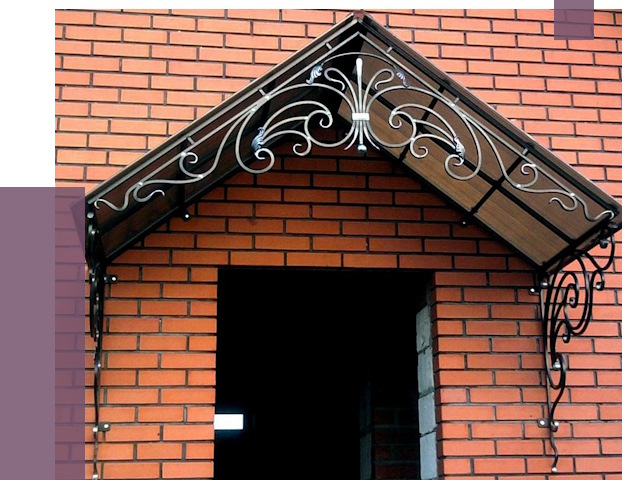 Металлические козырьки в Невинномысске от 10689 руб. 