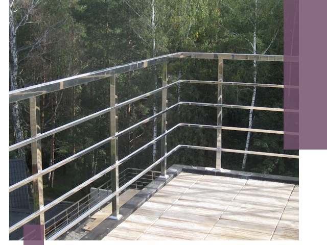 Парапеты из нержавеющей стали в Невинномысске — изготовление и монтаж