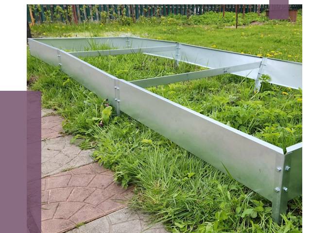 Металлические бордюры для грядок в Невинномысске от 1790 руб. 