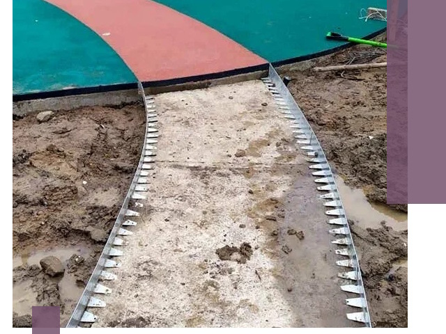 Металлические бордюры для дорожек в Невинномысске — монтаж и изготовление