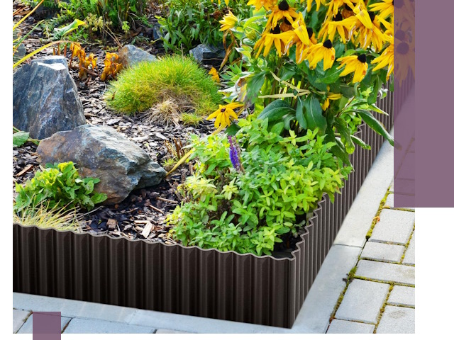 Металлические бордюры для клумб в Невинномысске — производство и монтаж