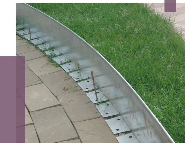 Металлические бордюры для тротуаров в Невинномысске от 8695 руб.