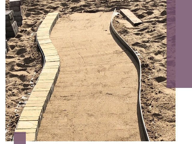 Металлические бордюры для тротуаров в Невинномысске — прочные и долговечные