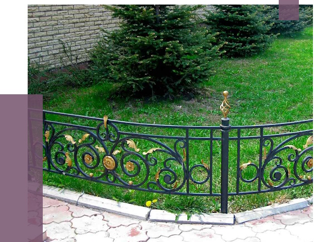 Кованые газонные ограждения в Невинномысске от 7621 руб. — ПРОЛЁТ-Нвн