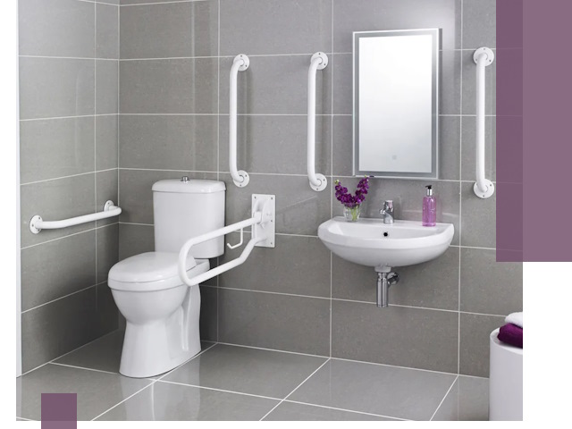 Поручни для санузлов в Невинномысске: установка, ремонт и монтаж